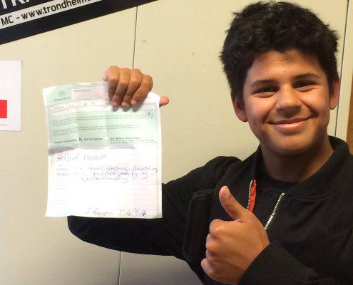 Lappen på lett mc simon