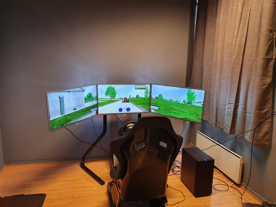 Vi har fått simulator